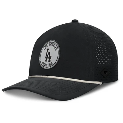 Men's Fanatics Black Los Angeles Dodgers Signature A-Frame Adjustable Hat