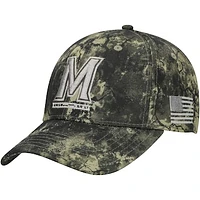 Men's Under Armour Camo Maryland Terrapins Freedom Collection Blitzing Performance Adjustable Hat