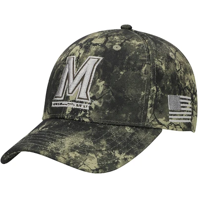 Men's Under Armour Camo Maryland Terrapins Freedom Collection Blitzing Performance Adjustable Hat