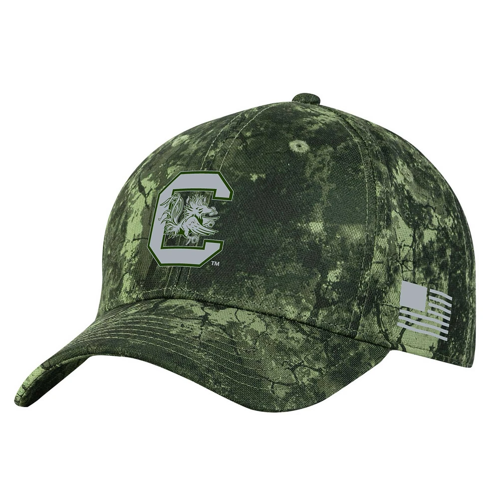 Men's Under Armour Camo South Carolina Gamecocks Freedom Collection Blitzing Performance Adjustable Hat