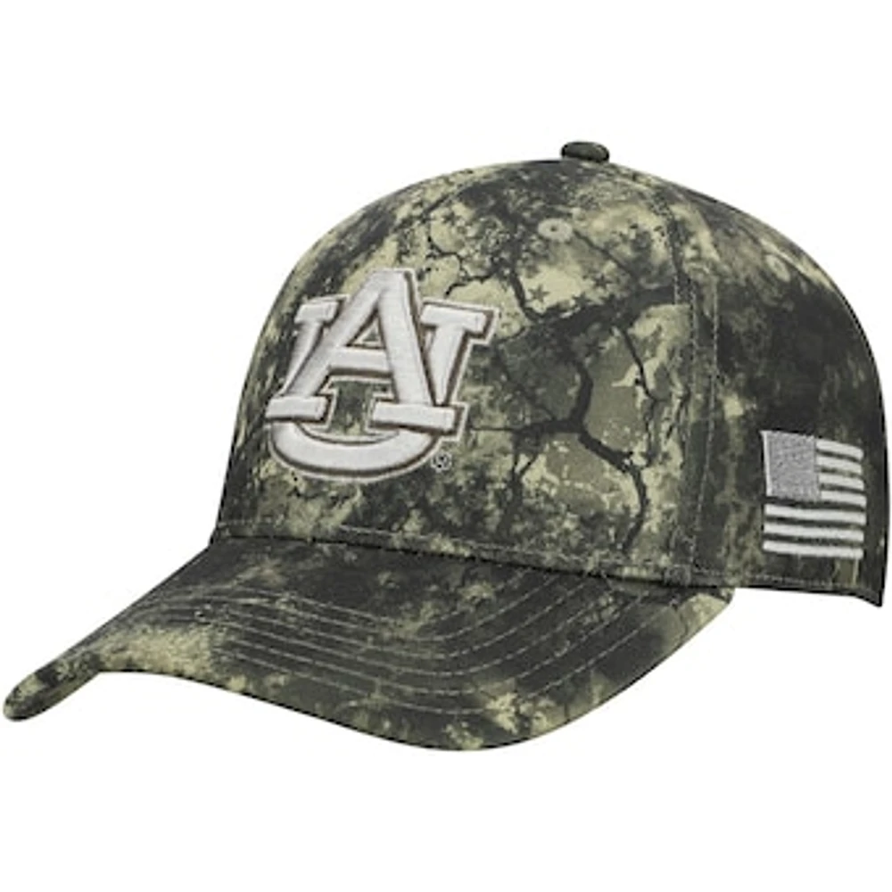 Men's Under Armour Camo Auburn Tigers Freedom Collection Blitzing Performance Adjustable Hat