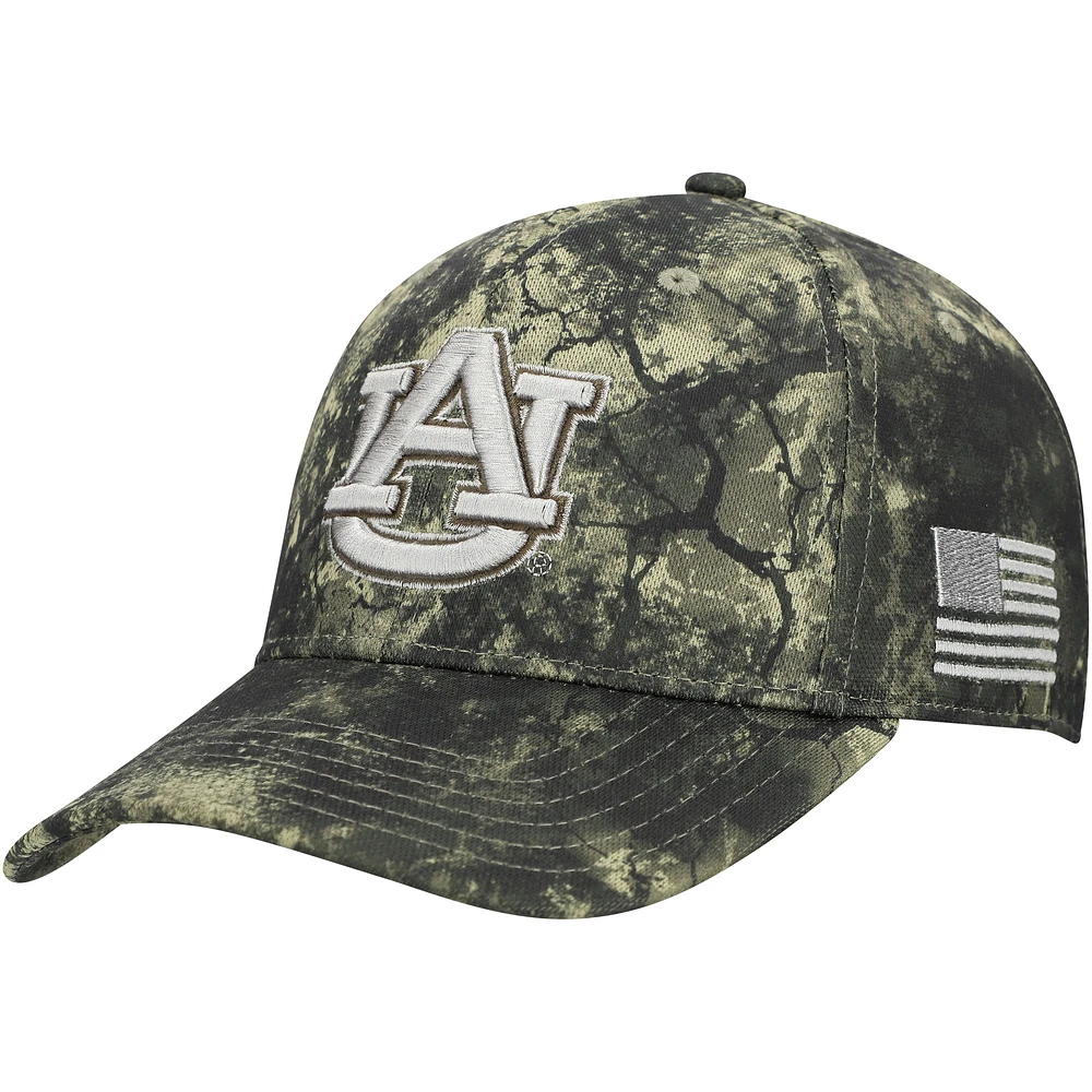 Men's Under Armour Camo Auburn Tigers Freedom Collection Blitzing Performance Adjustable Hat