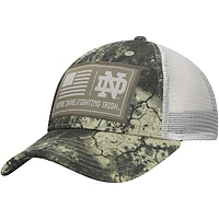 Men's Under Armour Camo Notre Dame Fighting Irish Freedom Collection Blitzing Performance Trucker Hat