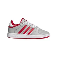 Unisex adidas Gray/Scarlet Nebraska Huskers Centennial 85 Low Basketball Shoes