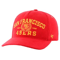 Men's '47 Scarlet San Francisco 49ers Letterman Hitch Adjustable Hat