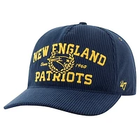 Men's '47 Navy New England Patriots Letterman Hitch Adjustable Hat