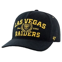 Men's '47 Black Las Vegas Raiders Letterman Hitch Adjustable Hat