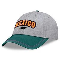 Men's Gray/Green Formula 1 2024 Mexico Grand Prix Rebound Adjustable Hat