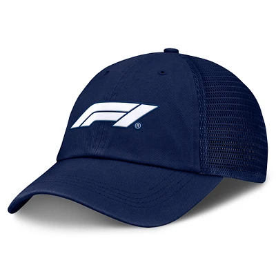 Men's Formula 1 Navy Neon Nights Insider Trucker Adjustable Hat