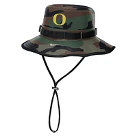 Men's Nike Camo Oregon Ducks 2024 Military Appreciation Apex Bucket Hat