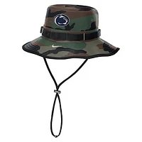 Men's Nike Camo Penn State Nittany Lions 2024 Military Appreciation Apex Bucket Hat