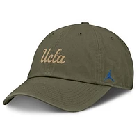 Men's Jordan Brand Olive UCLA Bruins 2024 Military Appreciation Club Adjustable Hat