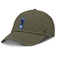 Men's Jordan Brand Olive North Carolina Tar Heels 2024 Military Appreciation Club Adjustable Hat