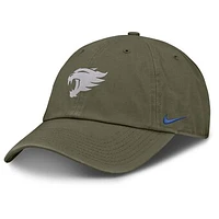 Men's Nike Olive Kentucky Wildcats 2024 Military Appreciation Club Adjustable Hat