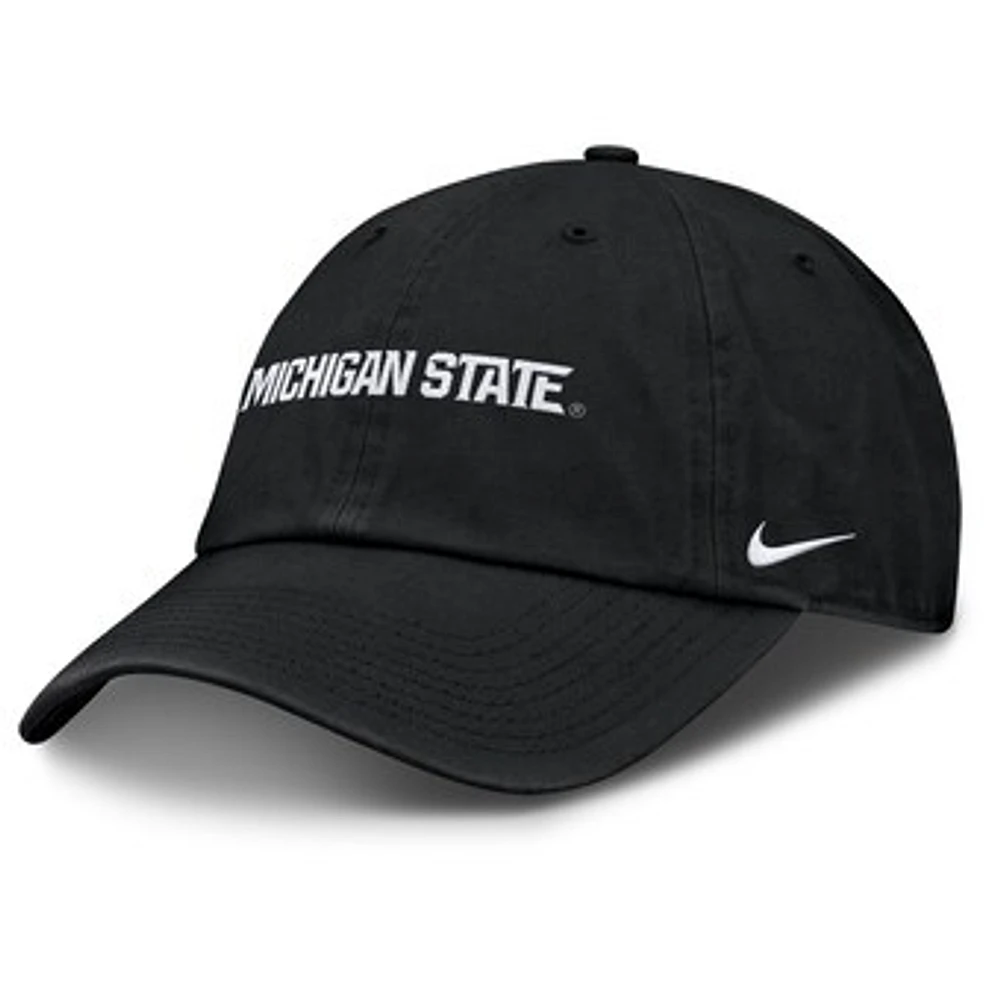 Men's Nike Charcoal Michigan State Spartans Campus Club Adjustable Hat