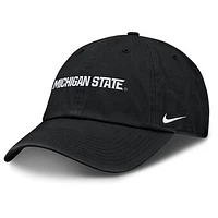 Men's Nike Charcoal Michigan State Spartans Campus Club Adjustable Hat