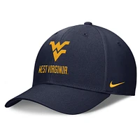 Men's Nike Navy West Virginia Mountaineers Campus Club Adjustable Hat