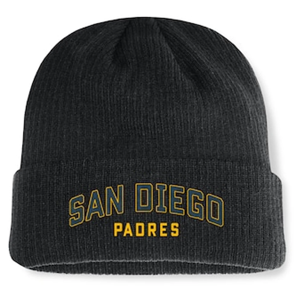 Men's Fanatics Black San Diego Padres Andee Cuffed Knit Hat