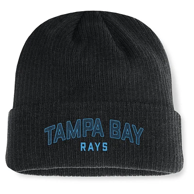 Men's Fanatics Black Tampa Bay Rays Andee Cuffed Knit Hat