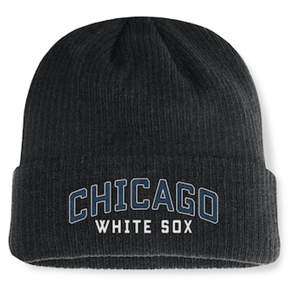 Men's Fanatics Black Chicago White Sox Andee Cuffed Knit Hat