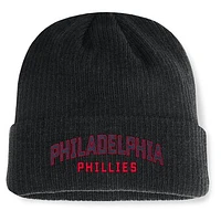 Men's Fanatics Black Philadelphia Phillies Andee Cuffed Knit Hat