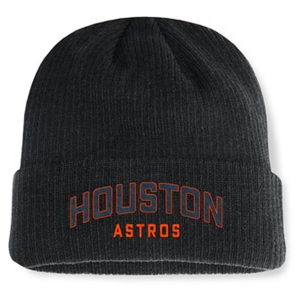 Men's Fanatics Black Houston Astros Andee Cuffed Knit Hat