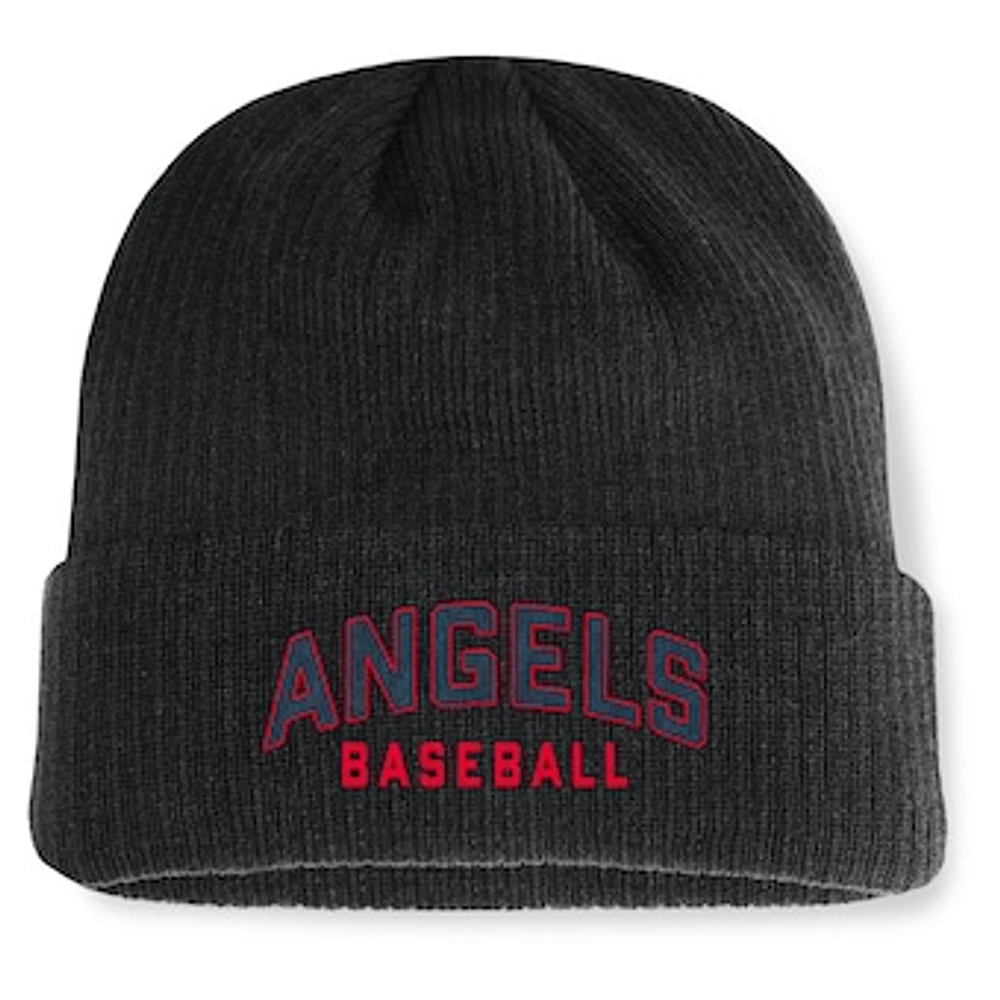 Men's Fanatics Black Los Angeles Angels Andee Cuffed Knit Hat