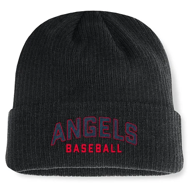 Men's Fanatics Black Los Angeles Angels Andee Cuffed Knit Hat