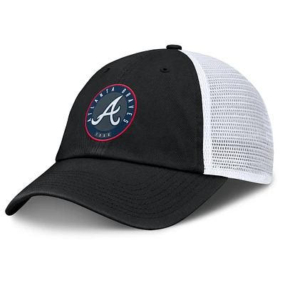 Men's Fanatics Black Atlanta Braves Averies Adjustable Hat