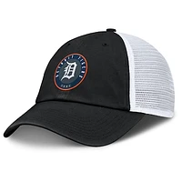 Men's Fanatics Black/White Detroit Tigers Averies Adjustable Hat