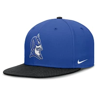 Men's Nike Royal/Black Duke Blue Devils Two-Tone Primetime Performance Fitted Hat