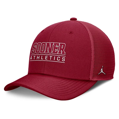 Men's Jordan Brand Crimson Oklahoma Sooners Rise Adjustable Hat