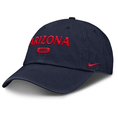 Men's Nike Navy Arizona Wildcats Club Adjustable Hat