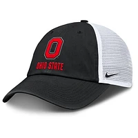 Men's Nike Black Ohio State Buckeyes Club Trucker Adjustable Hat