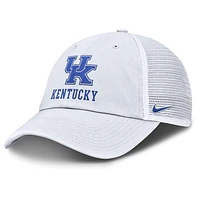 Men's Nike White Kentucky Wildcats Club Trucker Adjustable Hat