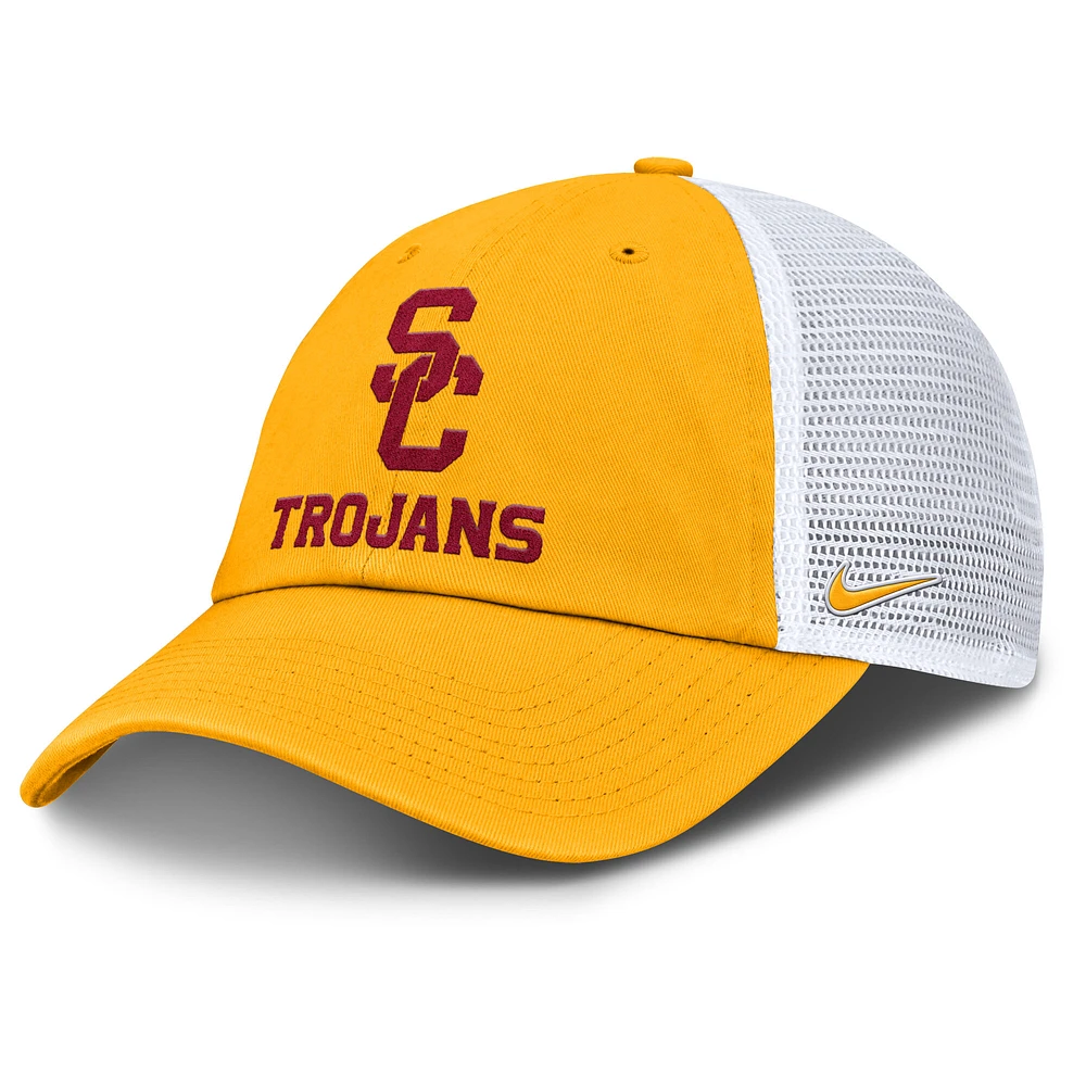 Men's Nike Gold USC Trojans Club Trucker Adjustable Hat