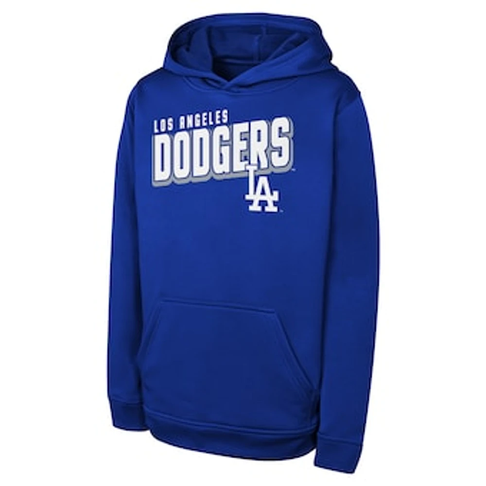 Youth Royal Los Angeles Dodgers Cyber Punk Pullover Hoodie