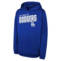 Youth Royal Los Angeles Dodgers Cyber Punk Pullover Hoodie