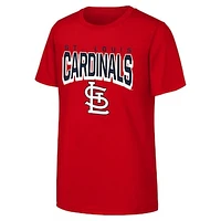 Youth  Red St. Louis Cardinals On The Block T-Shirt