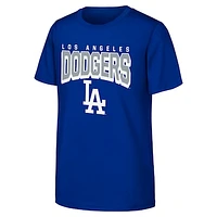 Youth  Royal Los Angeles Dodgers On The Block T-Shirt