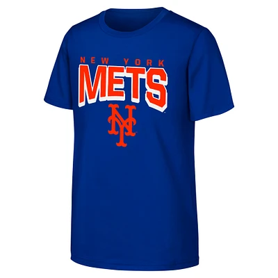 Youth  Royal New York Mets On The Block T-Shirt