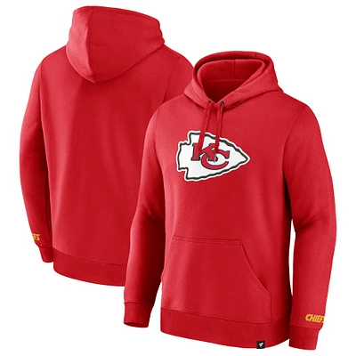 Men's Fanatics  Red Kansas City Chiefs Legacy Fleece Pullover Hoodie