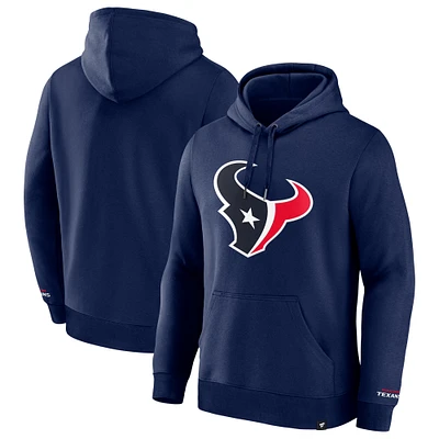 Men's Fanatics  Navy Houston Texans Legacy Fleece Pullover Hoodie