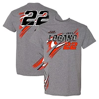 Men's Team Penske  Heather Charcoal Joey Logano Lifestyle T-Shirt
