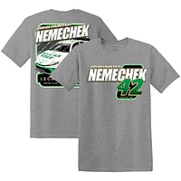 Men's LEGACY Motor Club Team Collection  Heather Charcoal John Hunter Nemechek Dollar Tree Car T-Shirt