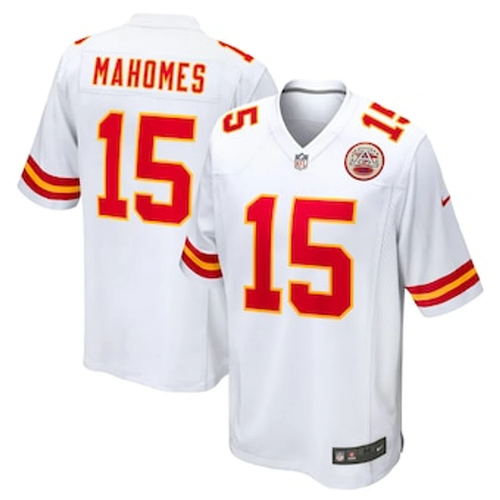 Men's Nike Patrick Mahomes  White Kansas City Chiefs Game Jersey