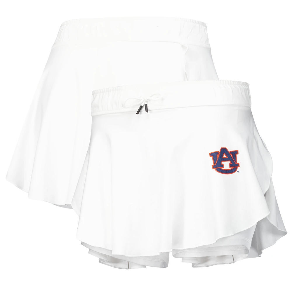 Women's Under Armour White Auburn Tigers Gameday Split Soft Skort