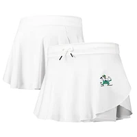 Women's Under Armour White Notre Dame Fighting Irish Gameday Split Soft Skort