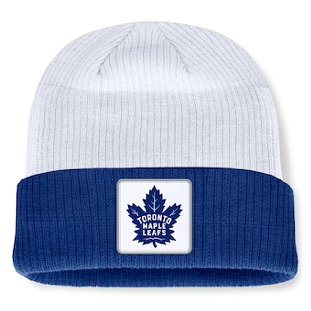 Men's Fanatics Blue Toronto Maple Leafs Showboat Acrylic Cuffed Knit Hat