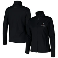 Women's Under Armour Black Cincinnati Bearcats Sweat-Wicking Soft Motion Full-Zip Jacket